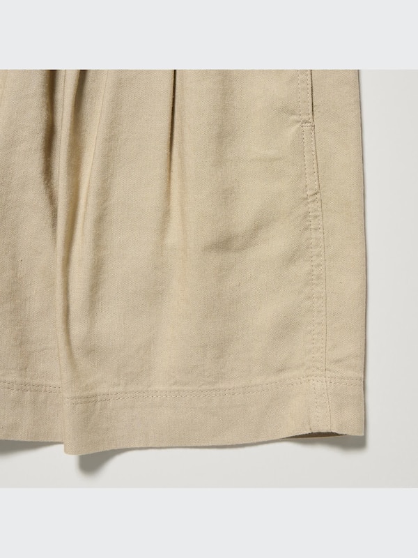 Girls Linen Blend Easy Shorts