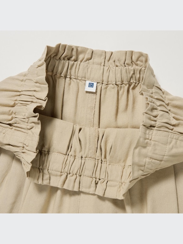 Girls Linen Blend Easy Shorts