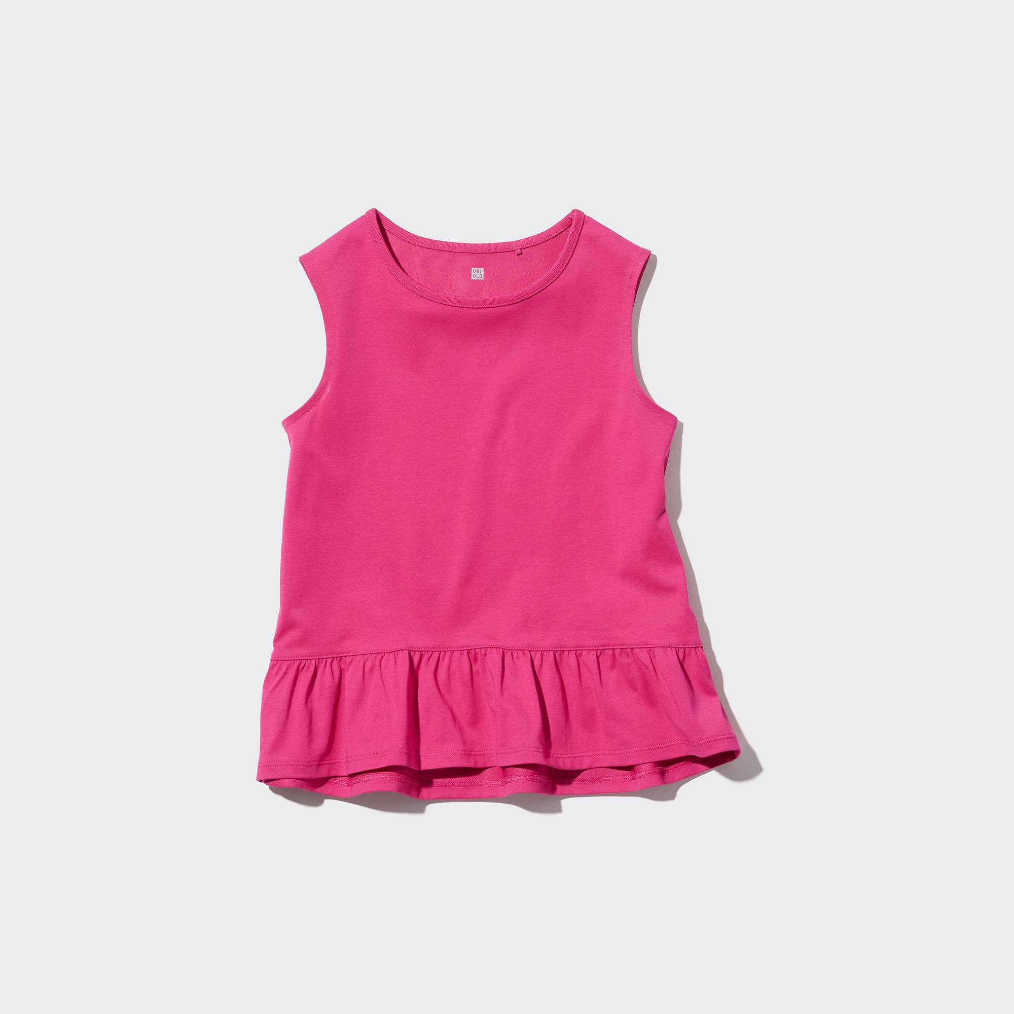 AIRism Cotton Frill Sleeveless TShirt UNIQLO US