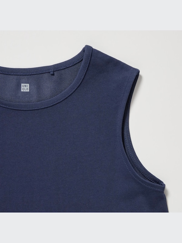 AIRism Cotton Frill Sleeveless T-Shirt