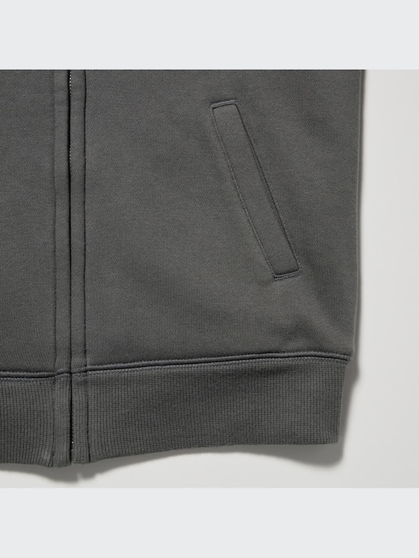 PILE LINED SWEAT FULL-ZIP HOODIE