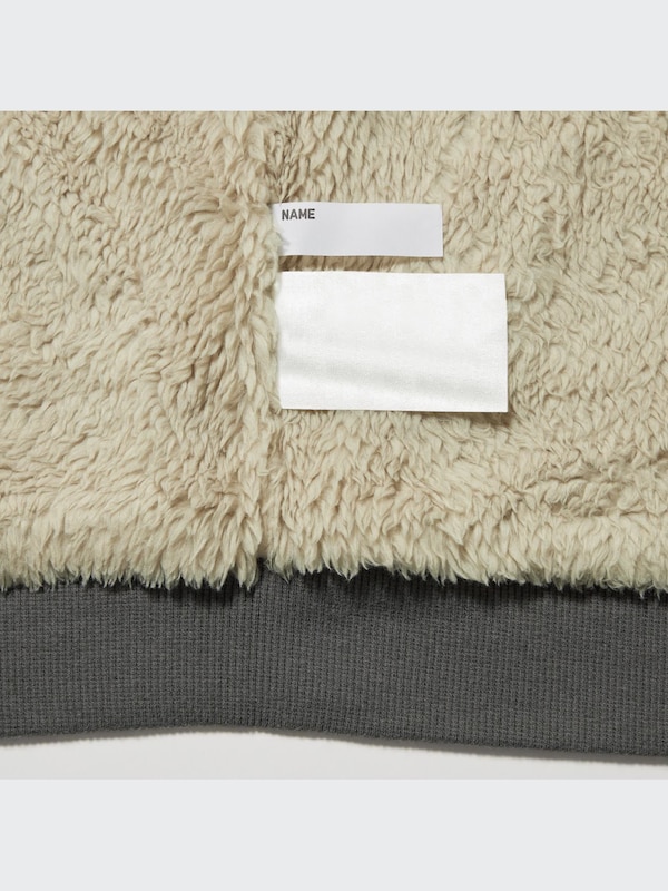 PILE LINED SWEAT FULL-ZIP HOODIE