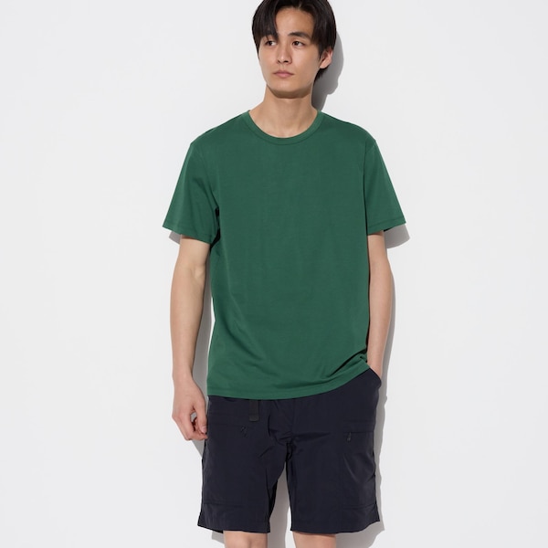 AIRism Cotton Crew Neck Short-Sleeve T-Shirt | UNIQLO US