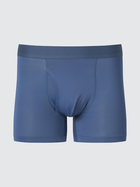 Uniqlo - Airism Calzoncillo Bóxer - S Azul Hombre