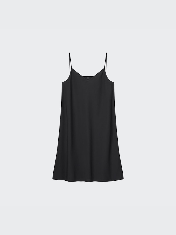V-Neck 3/4-Sleeve Flare Dress
