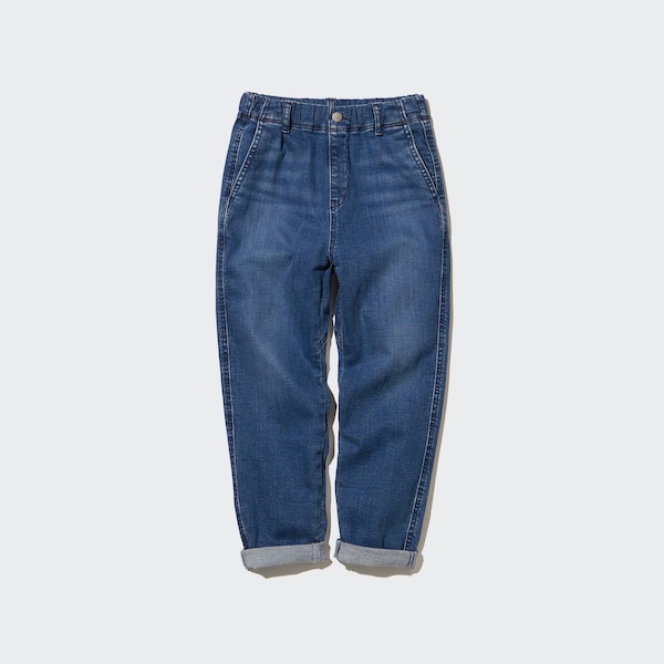 Denim Tapered Trousers
