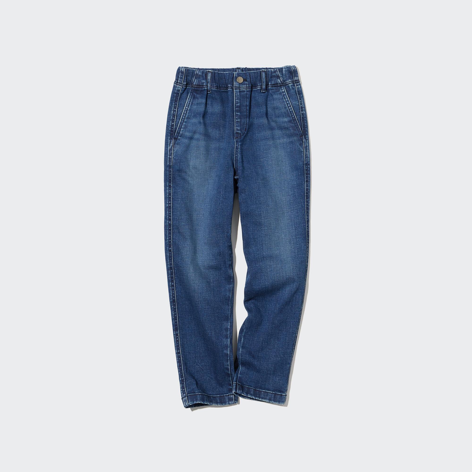 Stretch best sale denim trousers