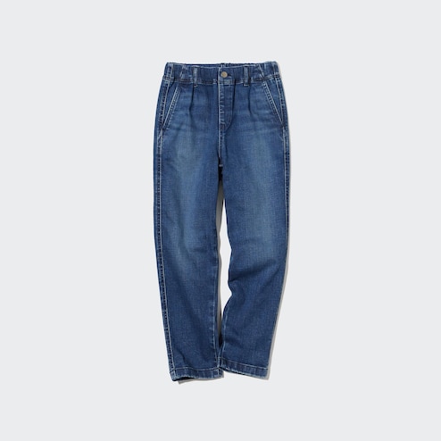 EXTRA STRETCH DENIM TAPERED PANTS