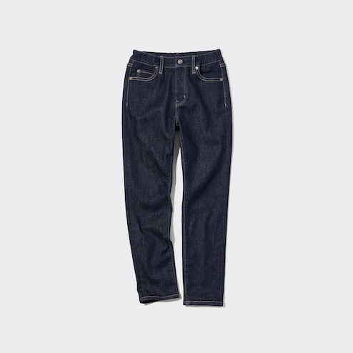 Cheap UNIQLO JAPAN KIDS Ultra stretch soft jeans with zipper