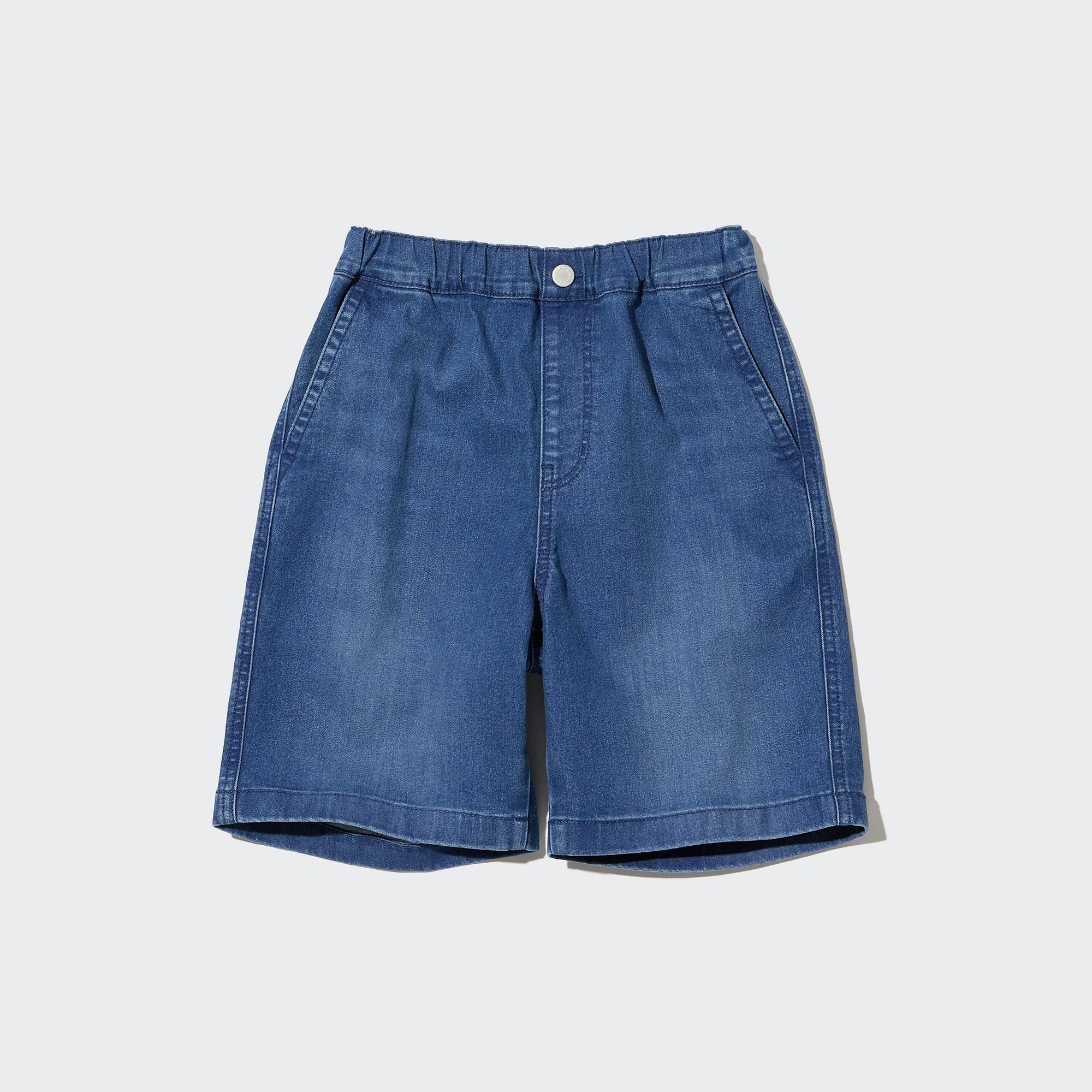 Stretch Denim Easy Shorts