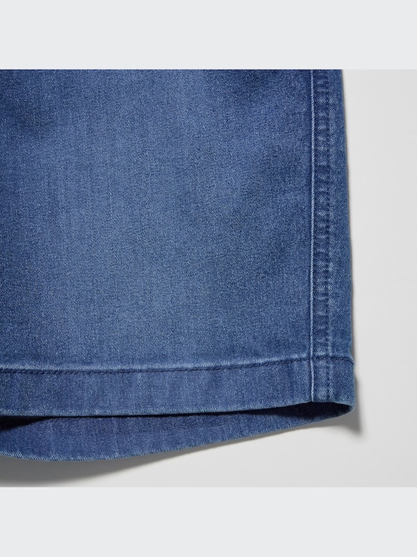 Stretch Denim Easy Shorts