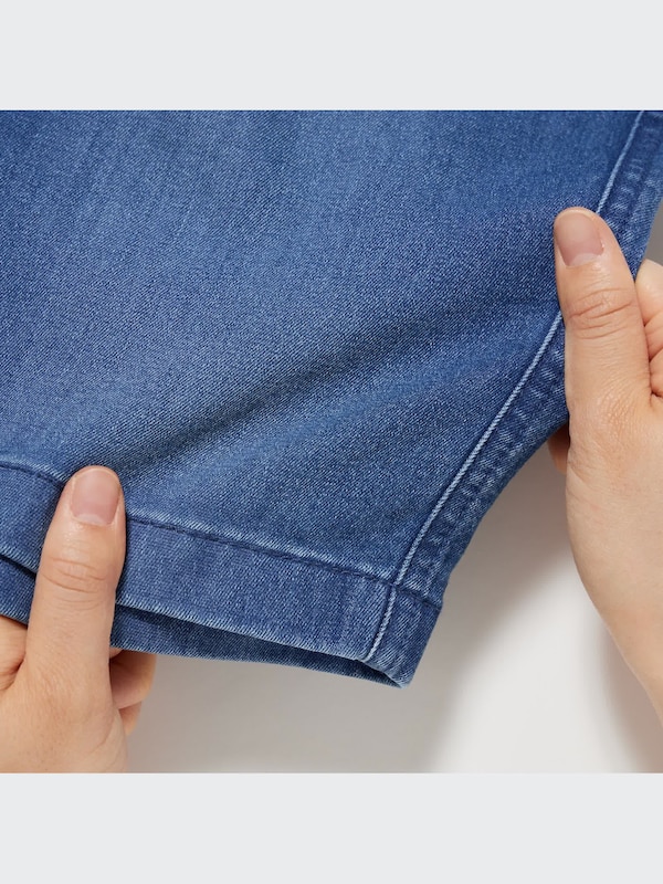 Stretch Denim Easy Shorts