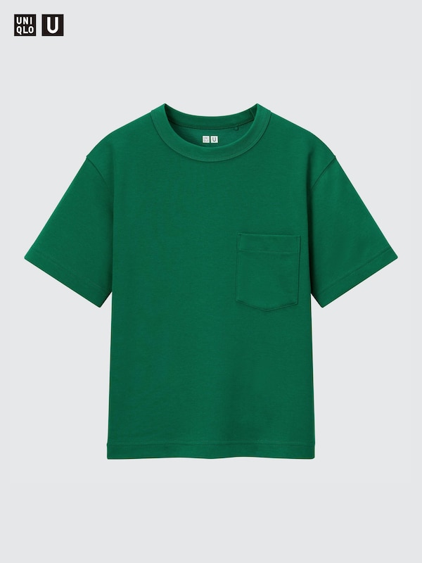 U AIRism Cotton Crew Neck Short-Sleeve T-Shirt