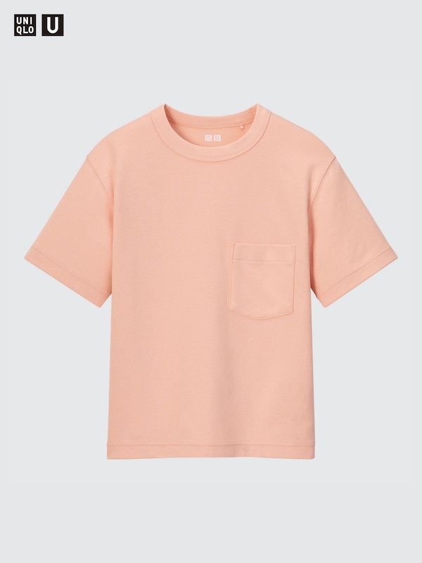 U AIRism Cotton Crew Neck Short-Sleeve T-Shirt