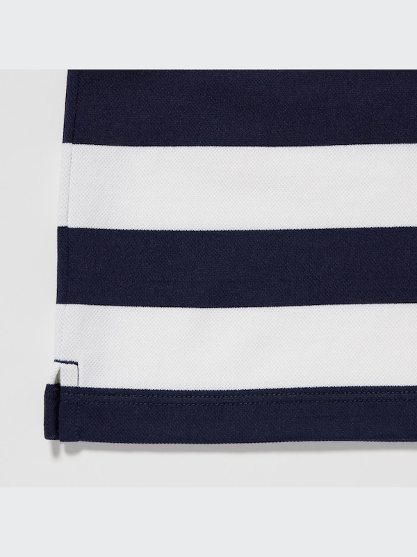 Kids DRY Piqué Striped Short Sleeved Polo Shirt
