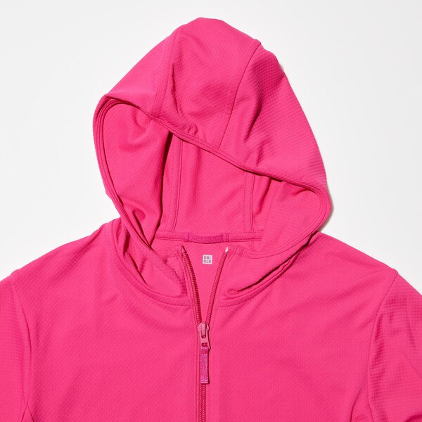 AIRism Mesh UV Protection Full-Zip Hoodie | UNIQLO US