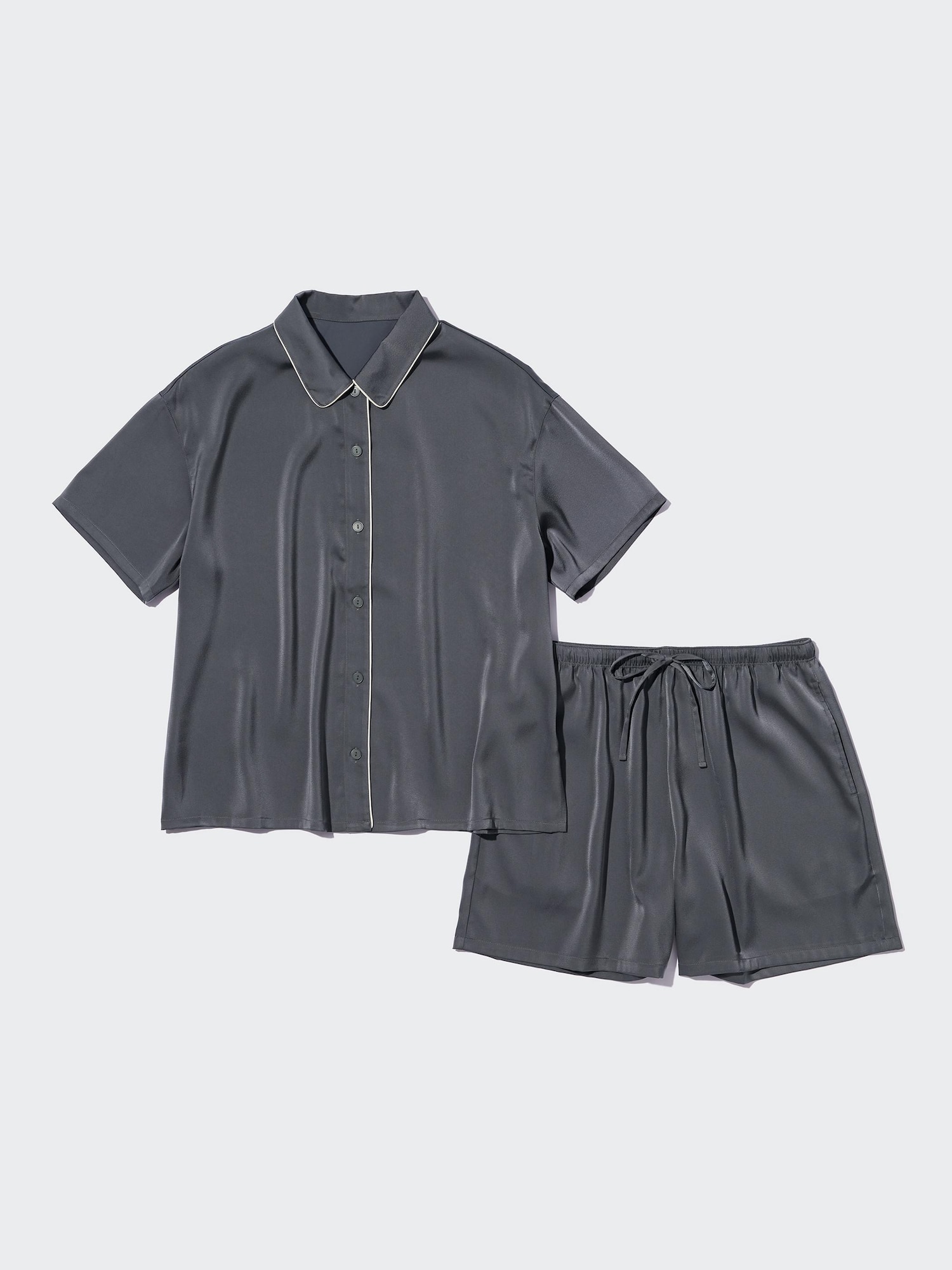 Satin Short Sleeves Pajamas UNIQLO US