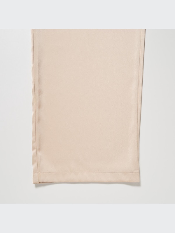 Satin Drape Straight Pants