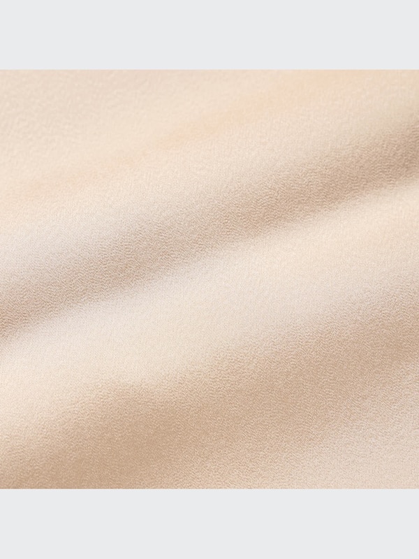 Satin Drape Straight Pants