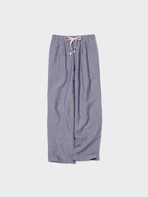 LINEN BLEND EASY PANTS