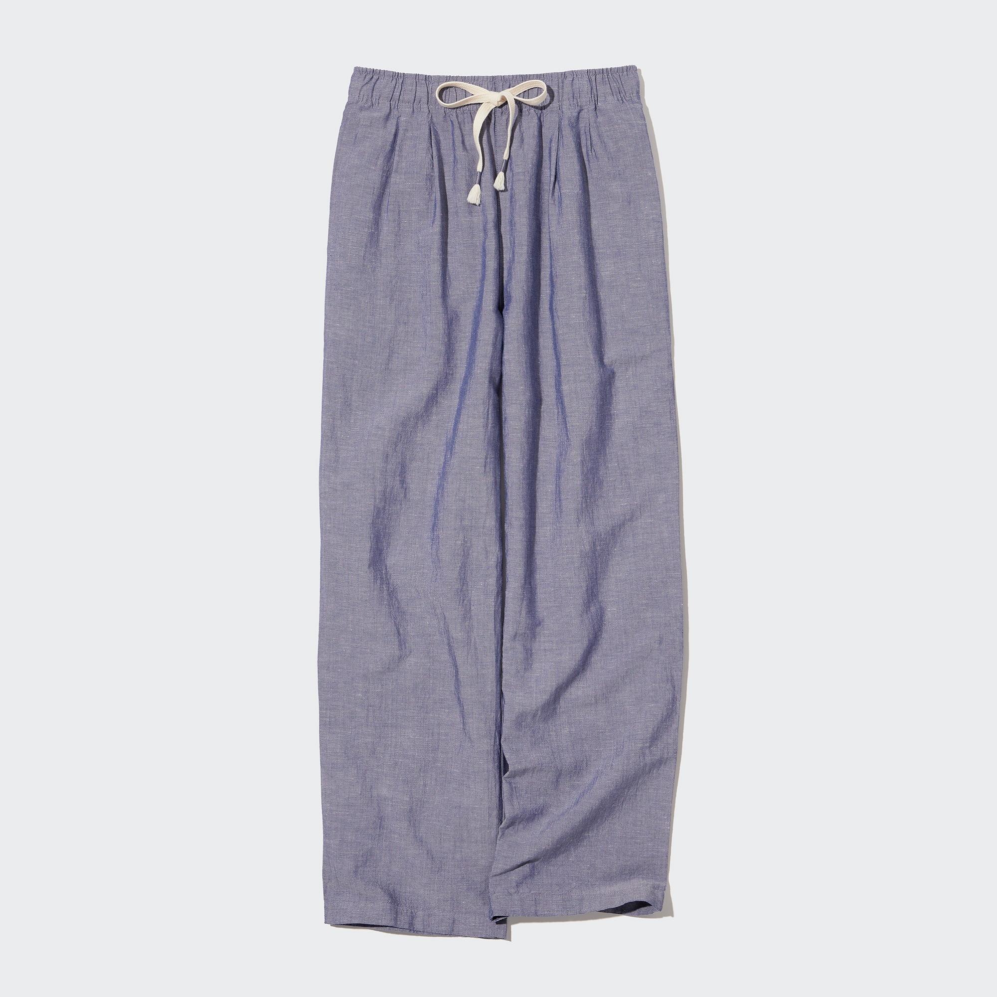 LINEN BLEND EASY PANTS