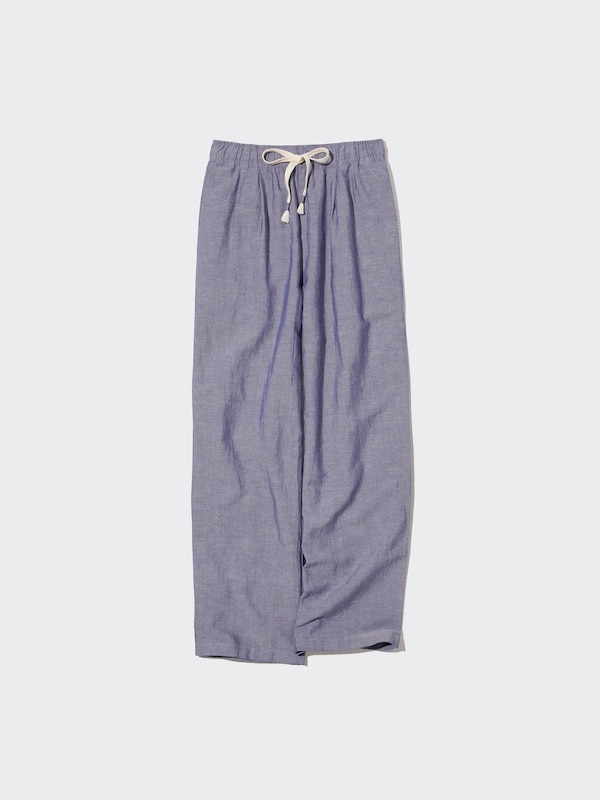 LINEN BLEND EASY PANTS