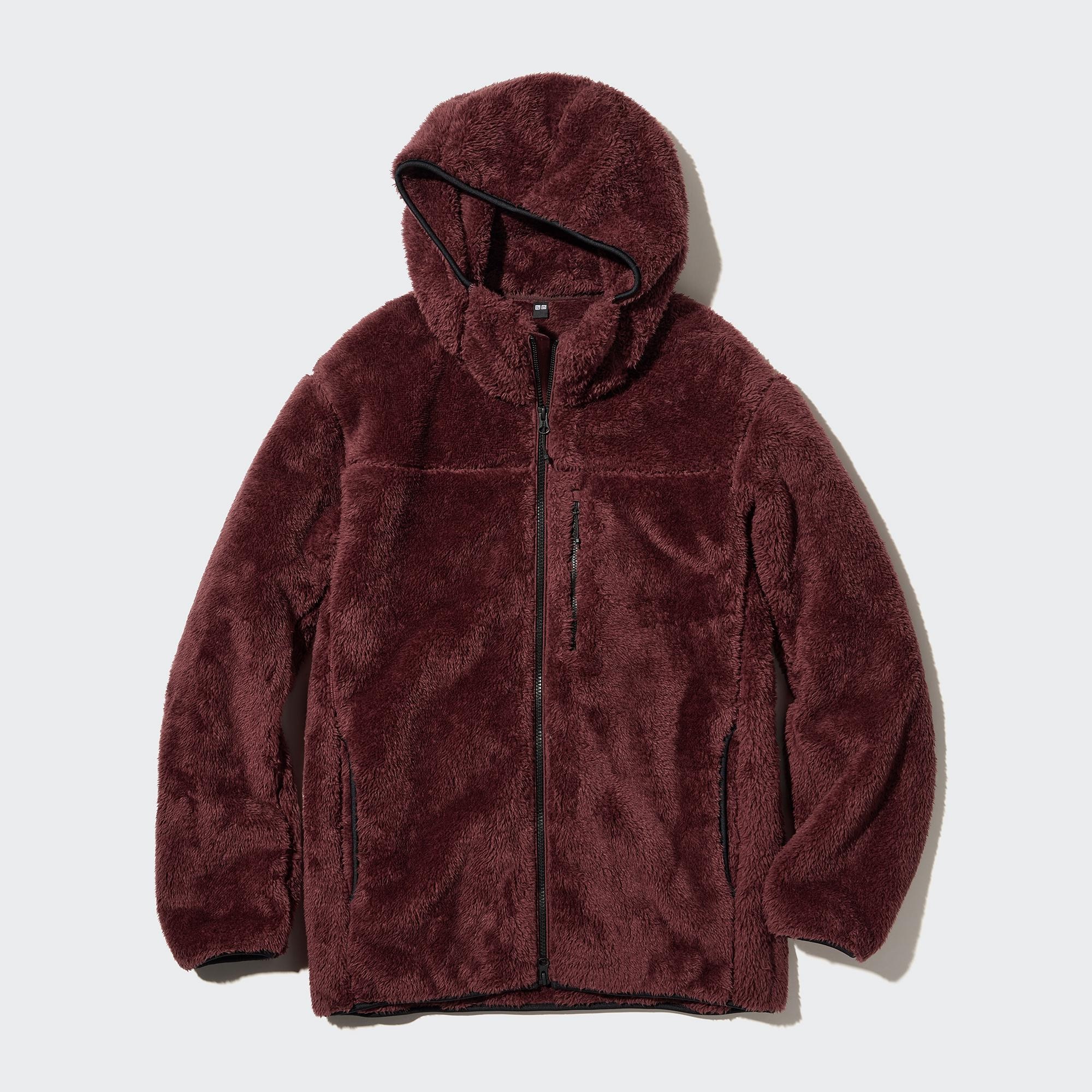 Uniqlo Mens Fleece  Windproof Fleece LongSleeve FullZip Jacket BEIGE   Moticommodity