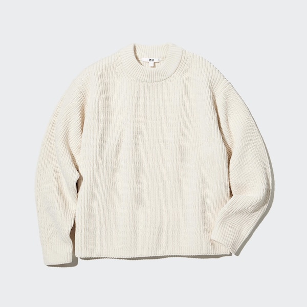 Washable Soft Knit Crew Neck Long-Sleeve Sweater | UNIQLO US