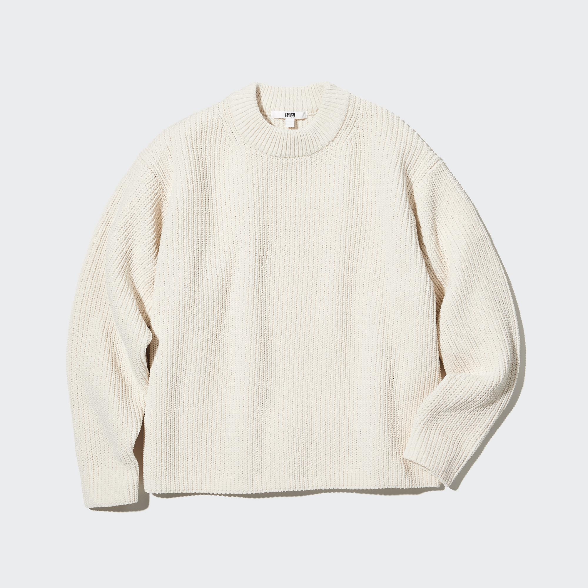 Uniqlo white outlet jumper