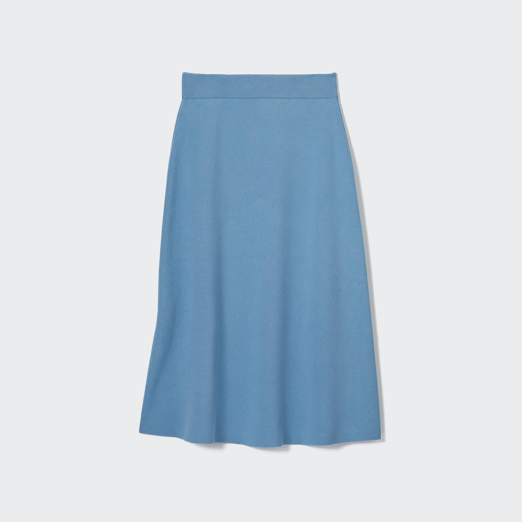 Smooth Cotton Blend Knitted Skirt | UNIQLO US