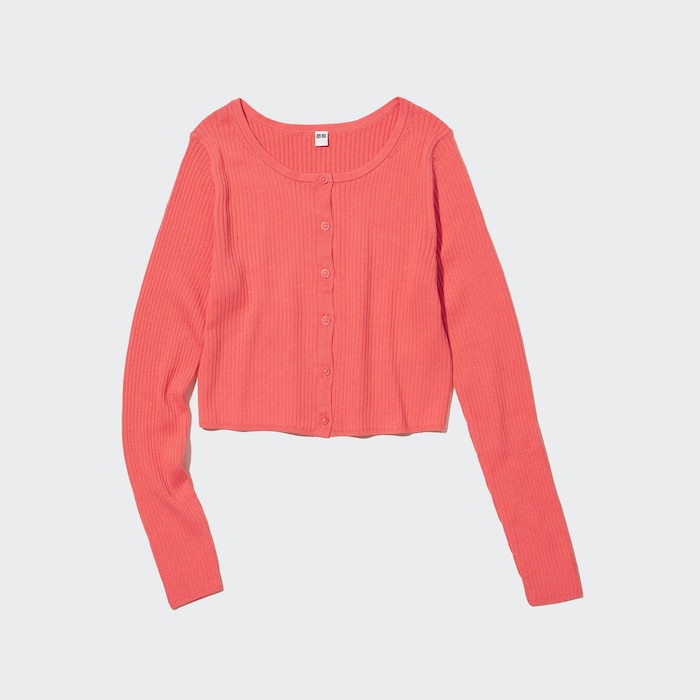 UV Protection Crew Neck Cropped Cardigan UNIQLO US