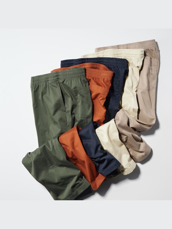 Cotton Relaxed Ankle Pants