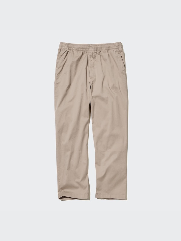 Cotton Relaxed Ankle Pants