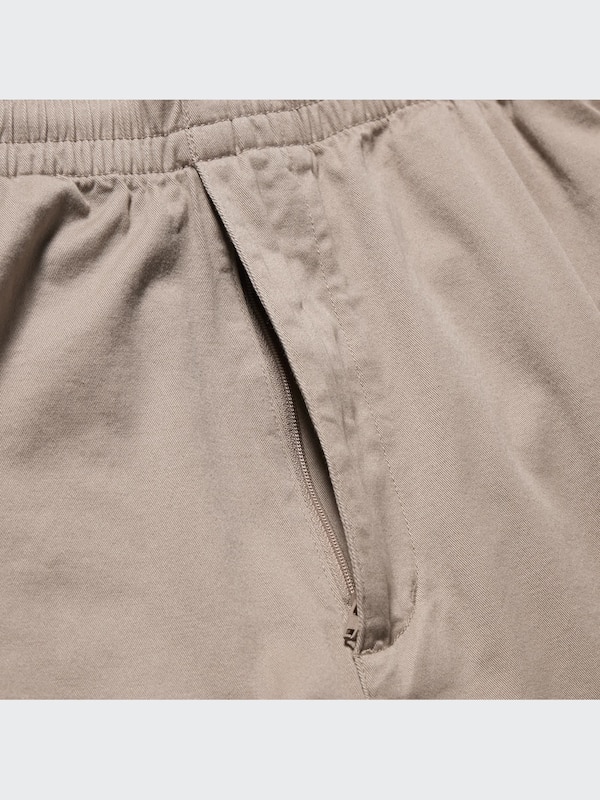 Cotton Relaxed Ankle Pants