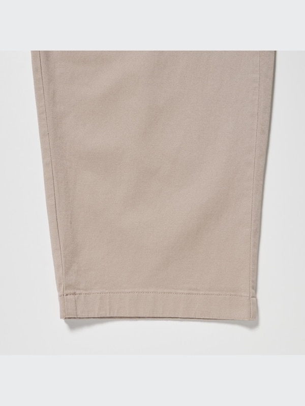 Cotton Relaxed Ankle Pants