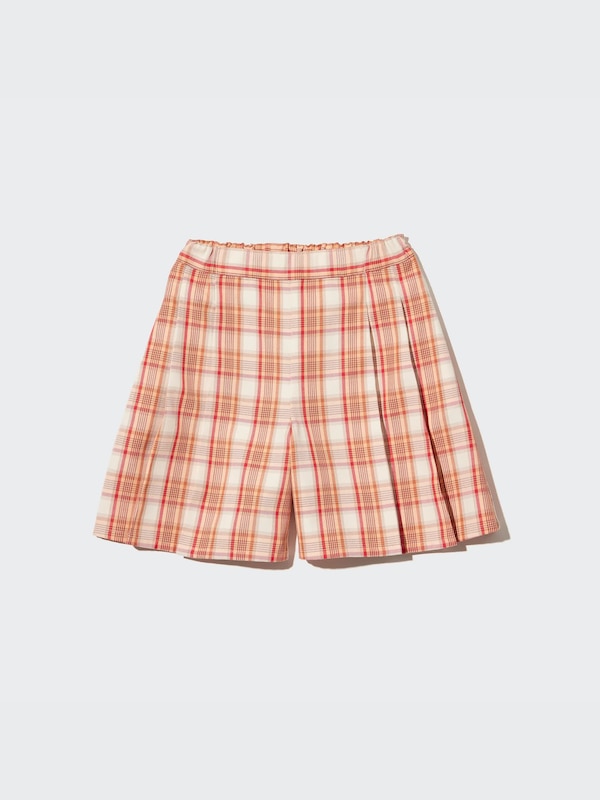 Checked Skort