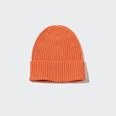 Cotton Ribbed Beanie Hat