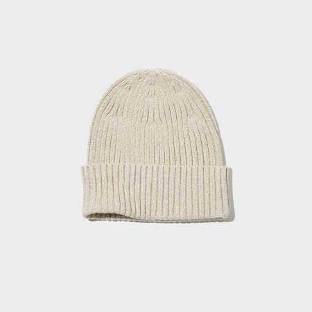 Cotton Ribbed Beanie Hat