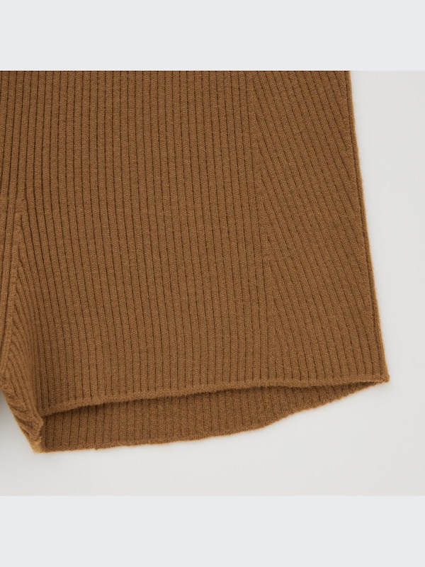3D Knit Souffle Yarn Ribbed Shorts (Mame Kurogouchi)