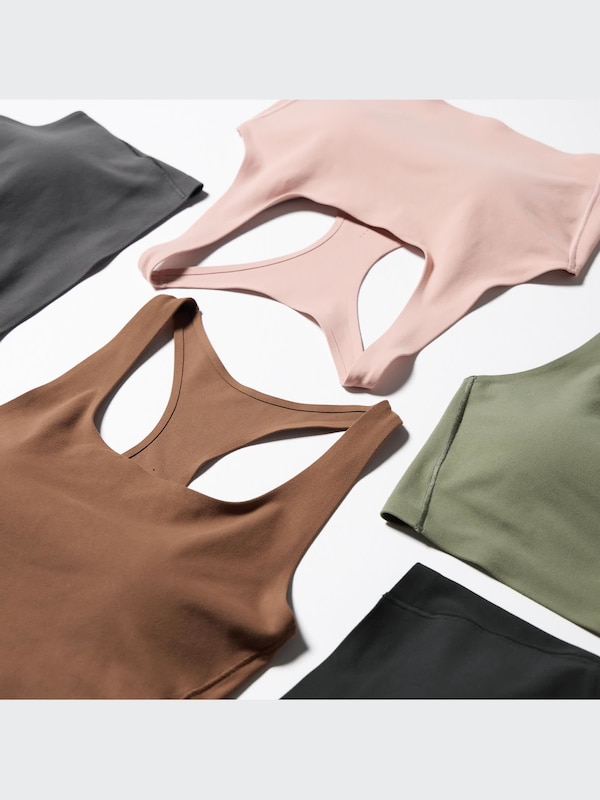 Wireless Bra (Active, Square Neck)
