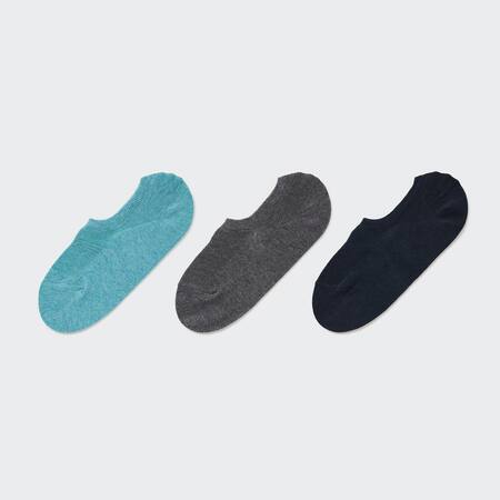 Mesh Invisible No-Show Socks (Three Pairs)