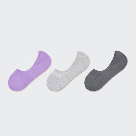 Pile Invisible No-Show Socks (Three Pairs)