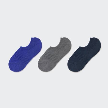 Invisible No-Show Sports Socks (Three Pairs)