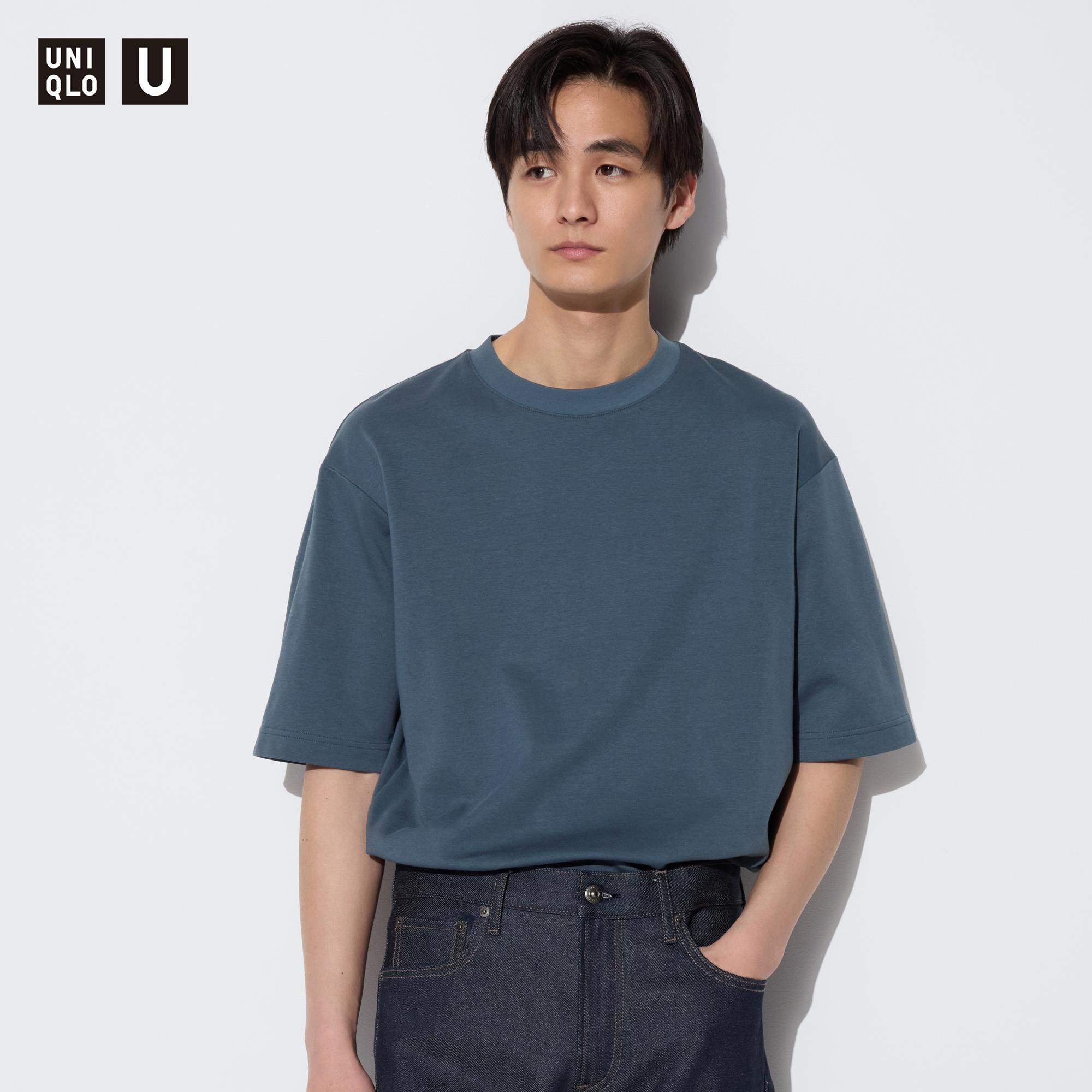 Shop looks for「U AIRism Cotton Oversized Crew Neck Half-Sleeve T