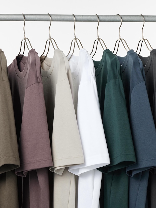 AIRism Cotton Oversized T-Shirt | Half-Sleeve