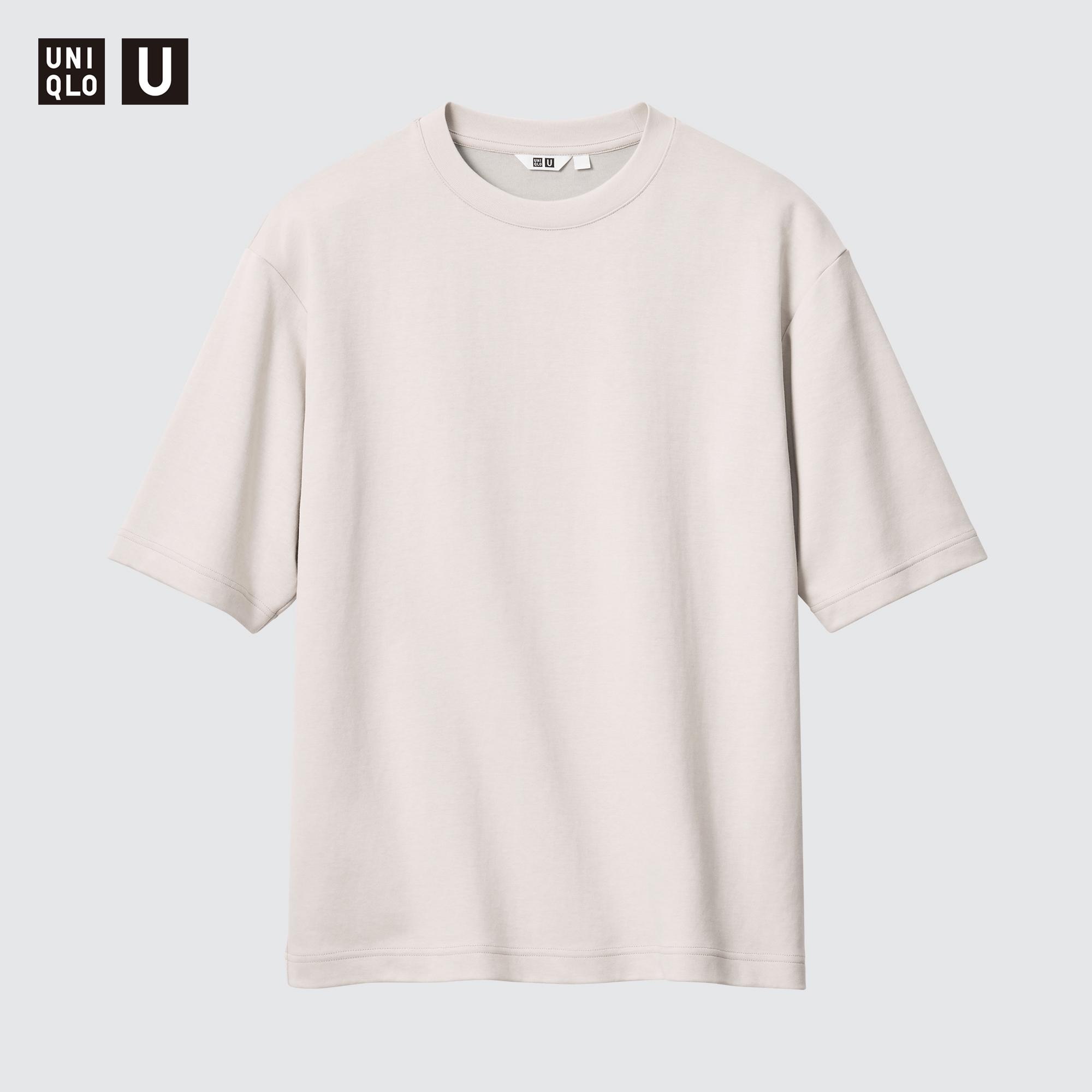 UNIQLO U AIRISM COTTON CREW NECK OVERSIZED T-SHIRT