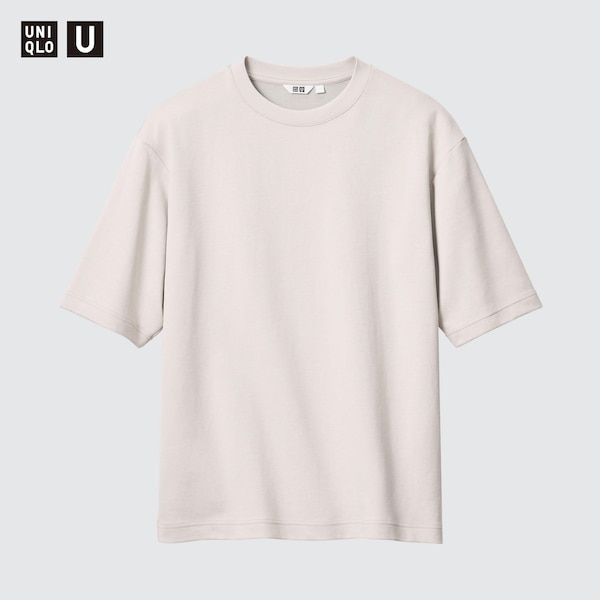 U AIRism Cotton Oversized Crew Neck Half-Sleeve T-Shirt | UNIQLO US