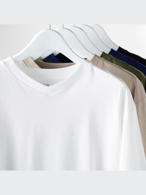 Relaxed Fit V-Neck Short-Sleeve T-Shirt