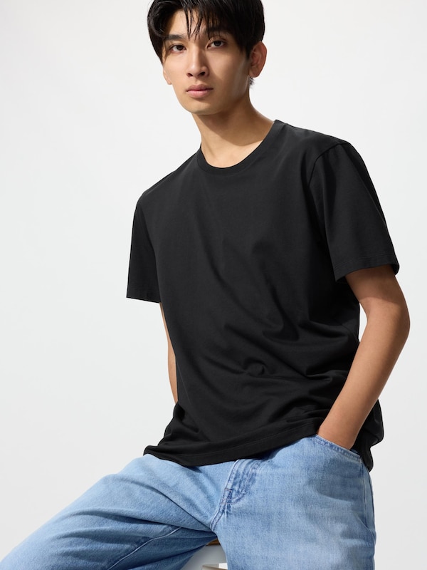 Supima® Cotton Crew Neck T-Shirt | UNIQLO US