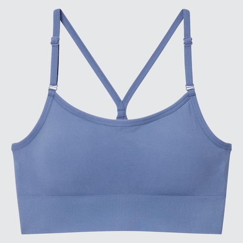 BREEZILYCARE Seamless Wireless Sexy Bra High Support for Women,Not with  Pads Bras for Training Yoga,Comfortable Everyday Wear (as1, Alpha, s,  Regular, Regular, Blue) at  Women's Clothing store